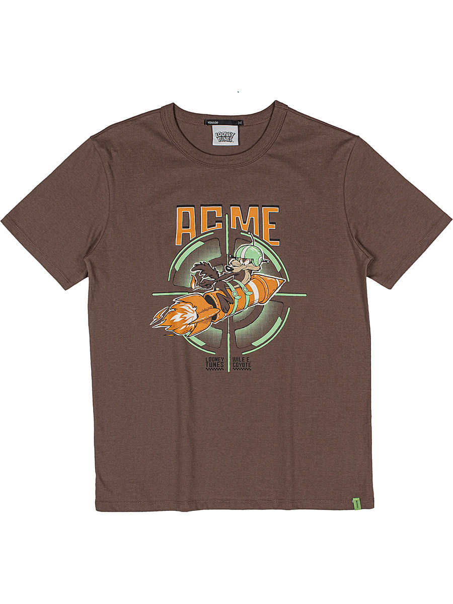 T- Shirt Acme Marron D1242 - Youccie