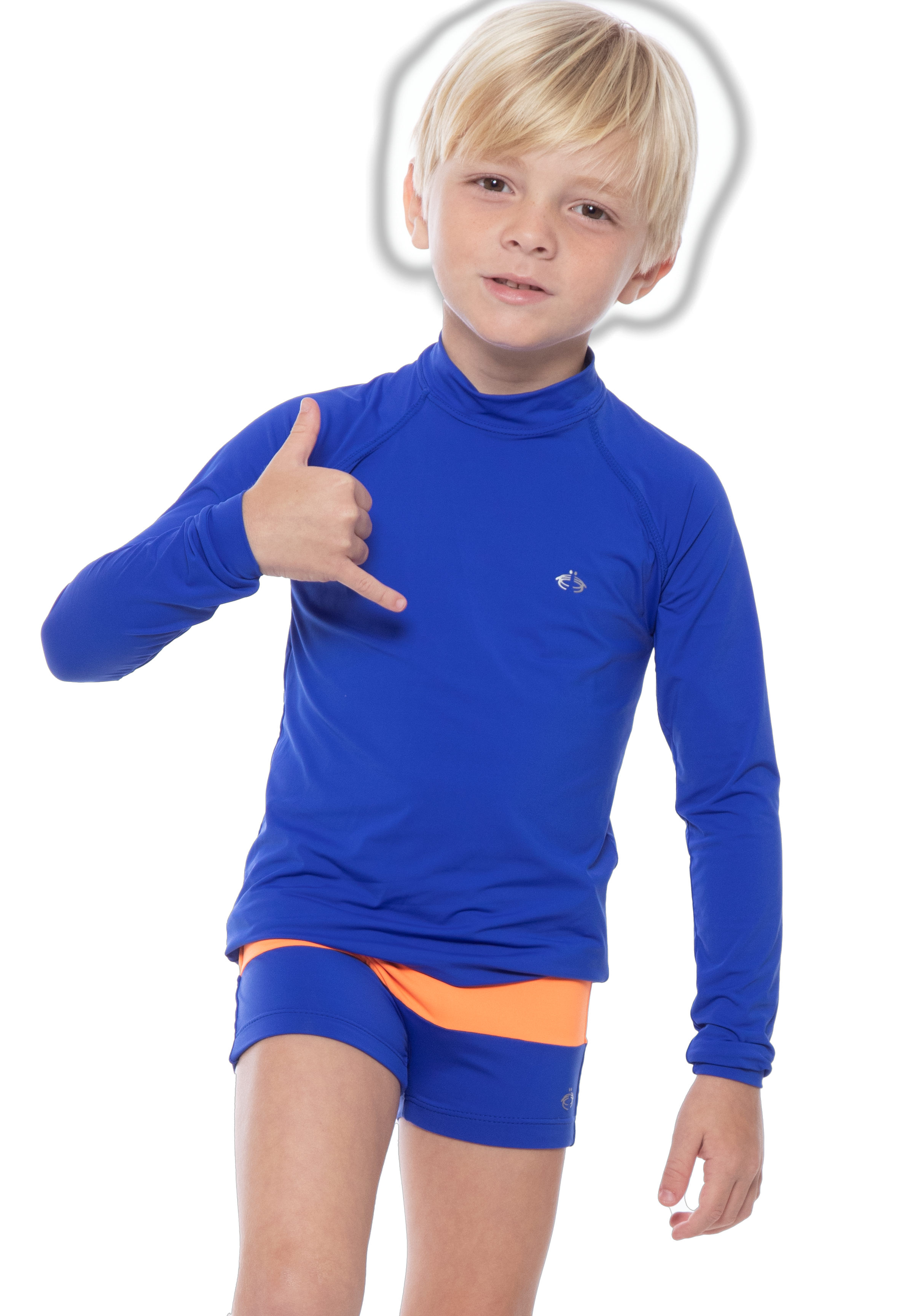 Blusa Kids Proteção UV Azul Royal 37250/I - Siri