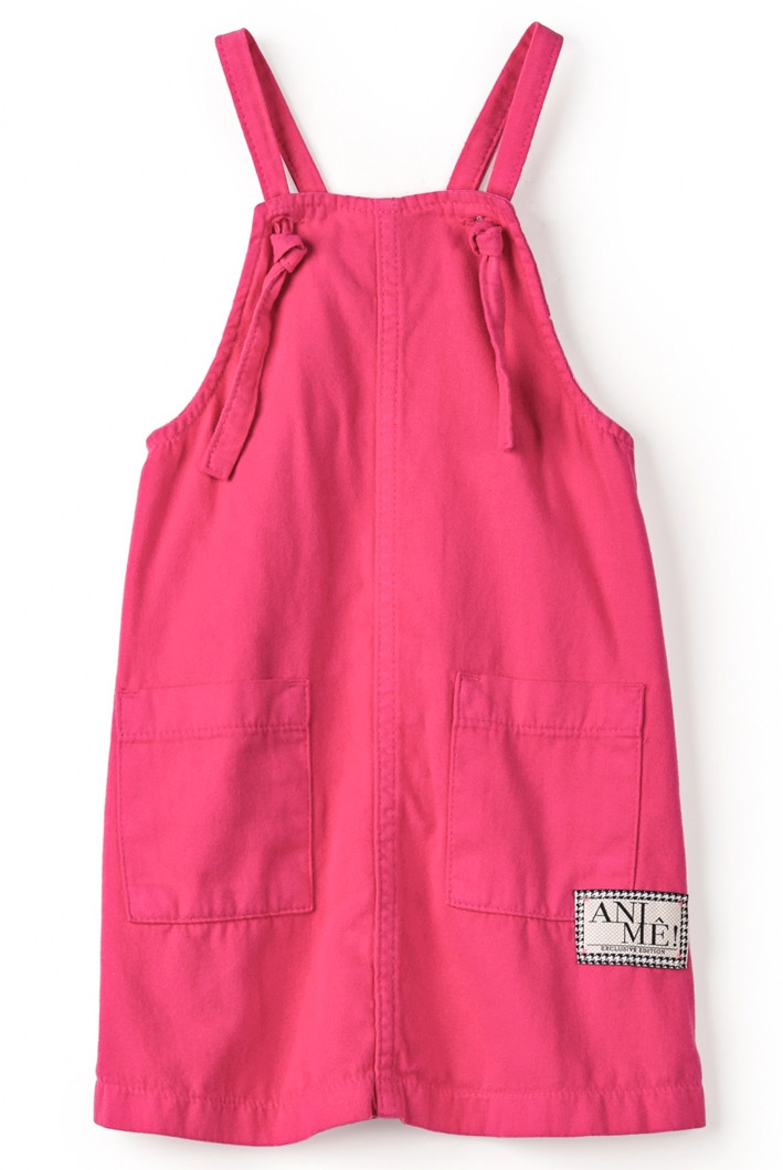 Salopete Infantil Sarja Pink P4928 - Animê Petite