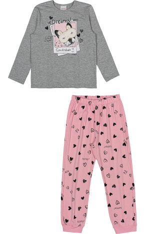 Pijama ML Cachorrinho H3637 - Momi