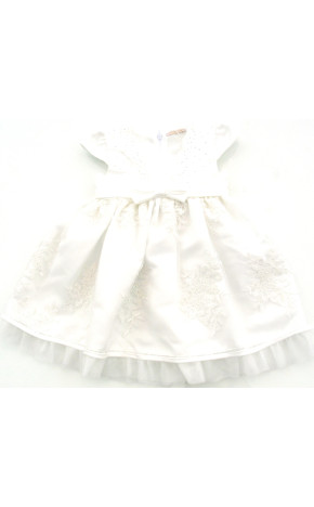 Vestido Festa Bebê Branco 30.14.31106 - Petit Cherie
