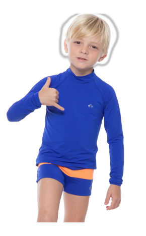 Blusa Kids Proteção UV Azul Royal 37250/I - Siri