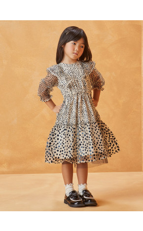 Vestido Infantil Tule Poa P4942 - Animê Petite